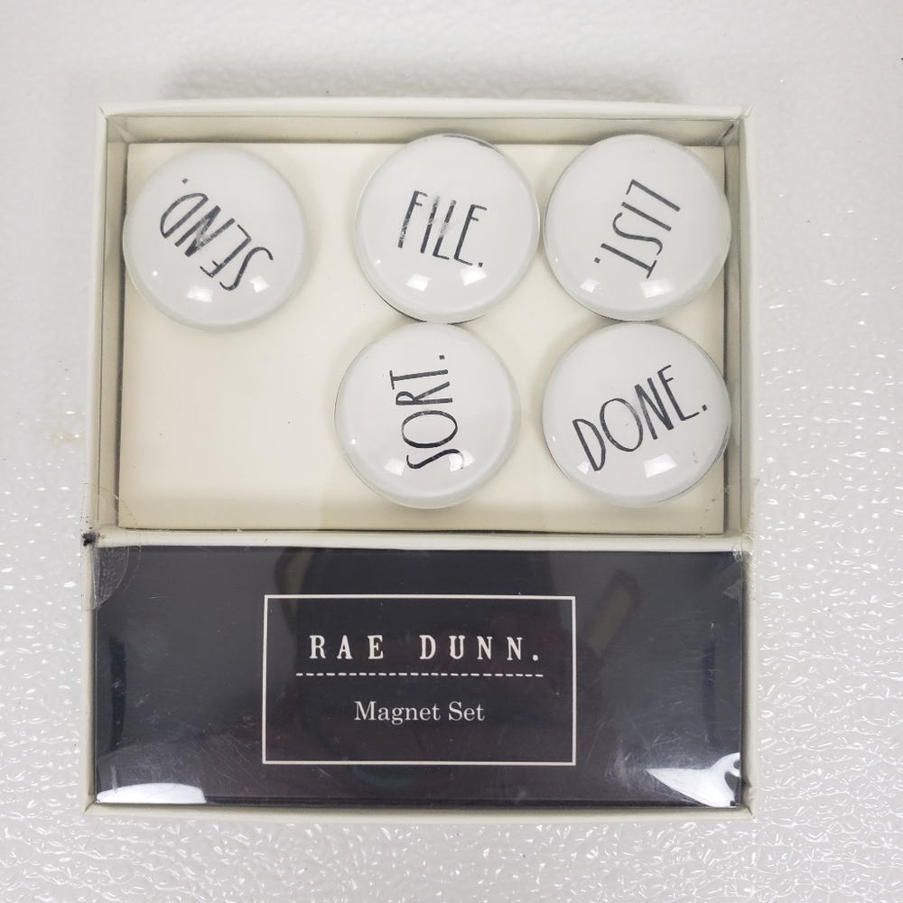 Rae Dunn Glass Dome Shaped Magnets